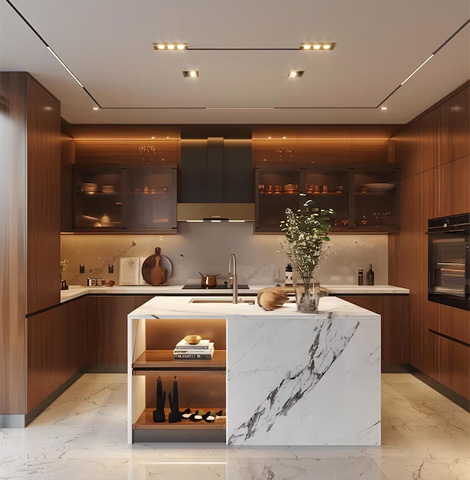 Bajrang Homes Island Kitchen